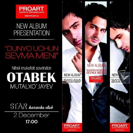 Отабек Муталхўжаев альбомининг тақдимоти