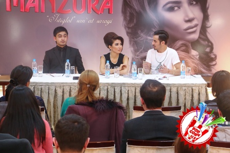 Эстрадамизнинг ёрқин намоёндаси Манзуранинг концерт дастури олдидан матбуот анжумани