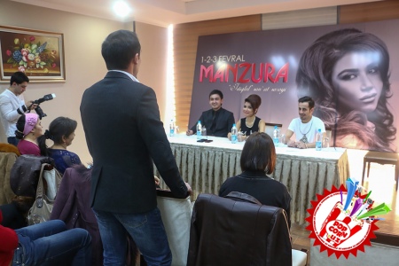 Эстрадамизнинг ёрқин намоёндаси Манзуранинг концерт дастури олдидан матбуот анжумани