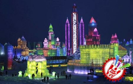 Қор ва муздан яратилган санъат асарлари кўзни қувнатади