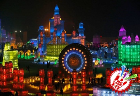 Қор ва муздан яратилган санъат асарлари кўзни қувнатади