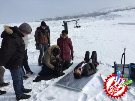 Жаҳонгир навбатдаги янги таронаси учун клип суратга олдирмоқда