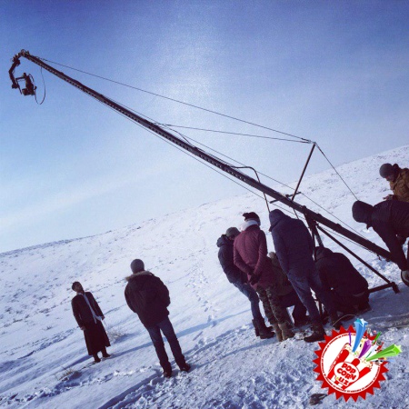 Жаҳонгир навбатдаги янги таронаси учун клип суратга олдирмоқда