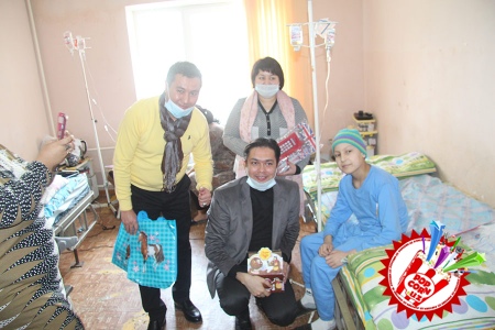 Ғубор оралаган қалбларга ҳурсандчилик бағишлаш истагида ҳайрли ишга қўл урилди