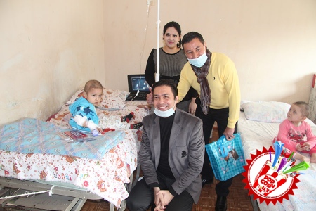 Ғубор оралаган қалбларга ҳурсандчилик бағишлаш истагида ҳайрли ишга қўл урилди