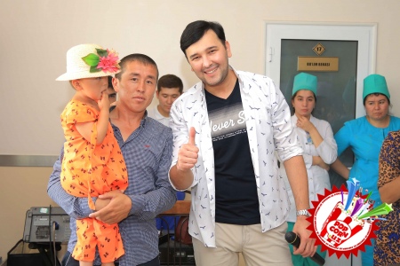 Руспублика онкология илмий марказининг болалар бўлимида “1 июнь -  Бутунжаҳон болаларни ҳимоя қилиш куни”га бағишланган хайрия тадбири 