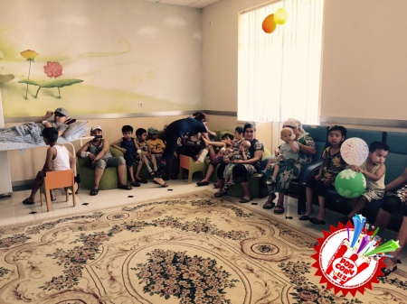 Руспублика онкология илмий марказининг болалар бўлимида “1 июнь -  Бутунжаҳон болаларни ҳимоя қилиш куни”га бағишланган хайрия тадбири 