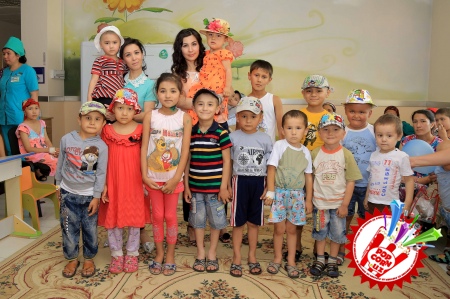 Руспублика онкология илмий марказининг болалар бўлимида “1 июнь -  Бутунжаҳон болаларни ҳимоя қилиш куни”га бағишланган хайрия тадбири 