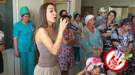 Руспублика онкология илмий марказининг болалар бўлимида “1 июнь -  Бутунжаҳон болаларни ҳимоя қилиш куни”га бағишланган хайрия тадбири 