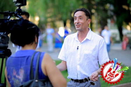 «Уринг жоним, уринг» филмининг намойишидан!