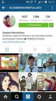  Кимда қанча кузатувчи бор? Машҳурларни инстаграмда кузатамиз!