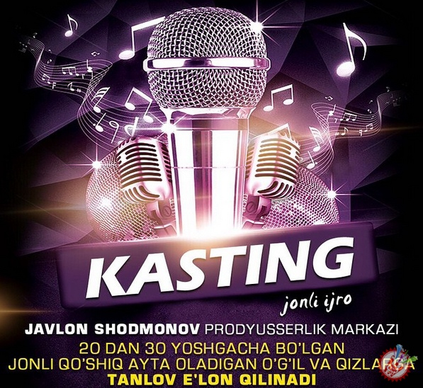 Жавлон Шодмонов кастинг эълон қилади
