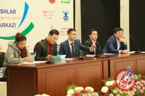 Ёшлар маданият ва санъат марказида матбуот анжумани бўлиб ўтди