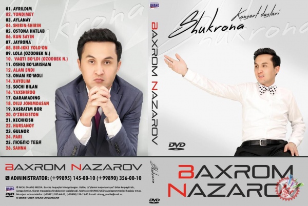 Баҳром Назаровнинг концерт дастури дисклари сотувда