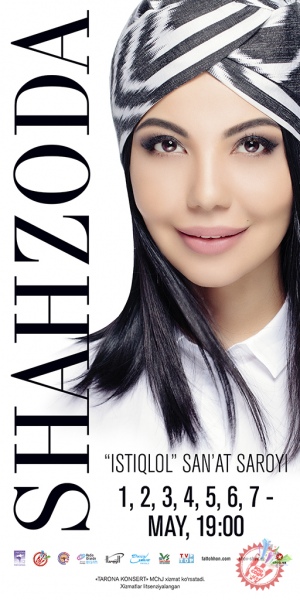 Шаҳзоданинг концерт дастури