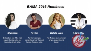 Хонанда Шаҳзода “BIG APPLE MUSIC AWARDS ­2016” тақдимоти иштирокчиси этиб тан олингани маълум бўлди.