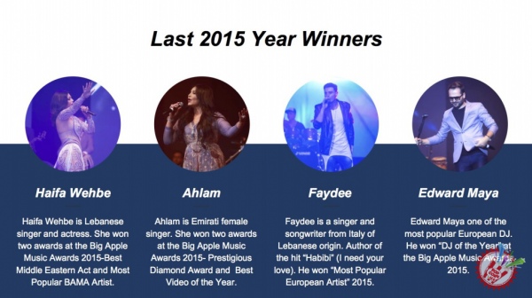 Хонанда Шаҳзода “BIG APPLE MUSIC AWARDS ­2016” тақдимоти иштирокчиси этиб тан олингани маълум бўлди.