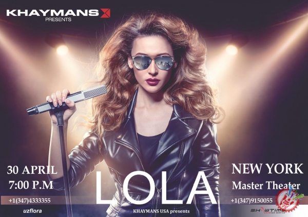 Хонанда Лола Нью-Йоркда ўзининг концерт дастурини тақдим этади