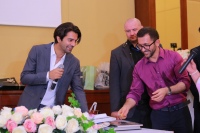 Машхур ҳинд актёри Барун Собти билан ижодий учрашув бўлиб ўтди