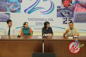 Мустақиллигимизнинг 25 йиллиги муносабати билан ўтказиладиган “25” акциясига бағишланган матбуот анжумани бўлиб ўтди