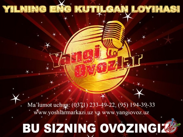 “Янги овозлар” телетанловига қабул давом этмоқда