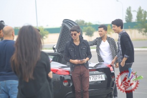 Фаррух Раимов «Шафтоли» қўшиғига видеоклип тасвирга олдирмоқда