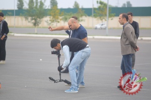 Фаррух Раимов «Шафтоли» қўшиғига видеоклип тасвирга олдирмоқда