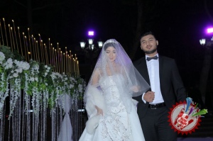 Актриса Шаҳзода Матчанованинг тўйидан фоторепoртаж