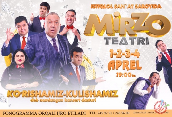 “Кўришамиз-кулишамиз” концерт дастурига оз қолди