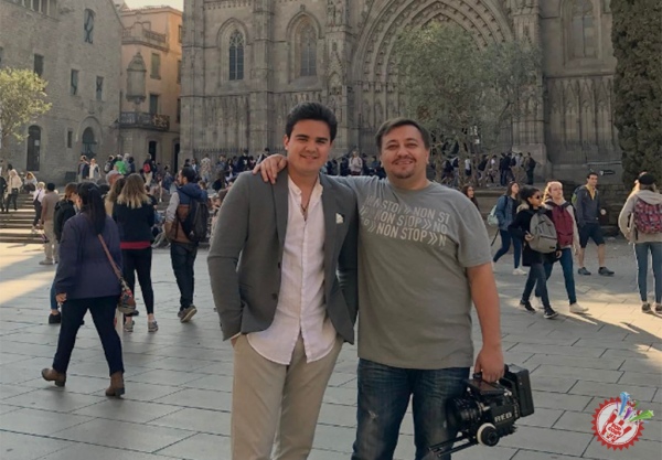 Санжар Ҳаликов Барселонада видеоклип суратга олдирди