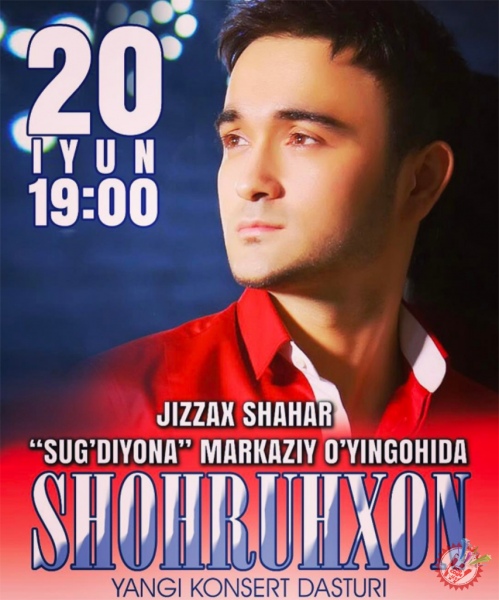 Шоҳруҳхон Жиззахда янги яккахон концерт дастурини тақдим этади