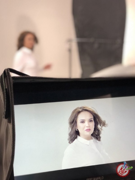 Гулсанам Мамазоитова янги видеоклип суратга олдирмоқда