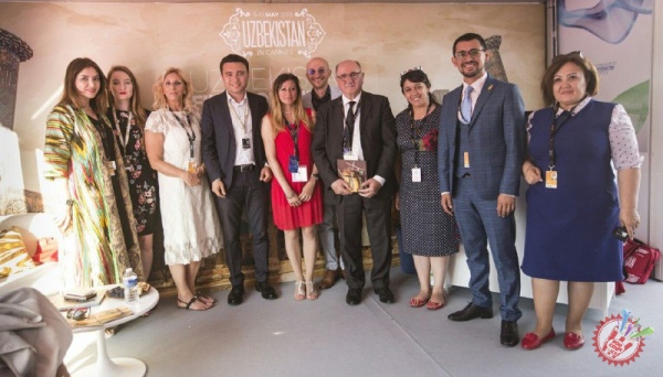 Канн халқаро фестивали доирасида ташкил этилган миллий павильонда ҳамкорлик алоқалари ўрнатилмоқда