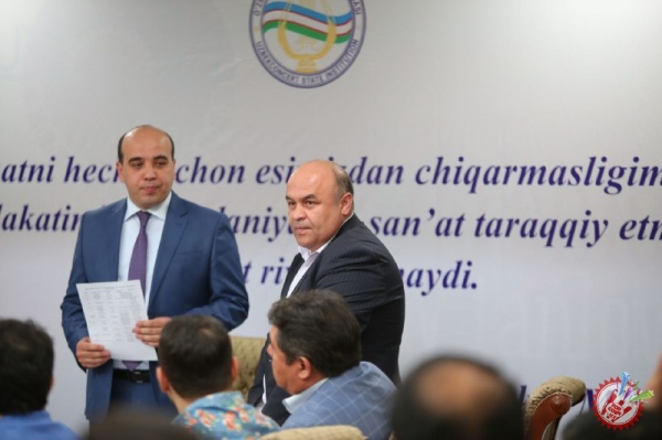 “Миллий эстрада санъатининг ёшлар маънавий, ахлоқий тарбиясидаги ўрни ва санъаткор одоби” мавзусида маънавият соати ўтказилди