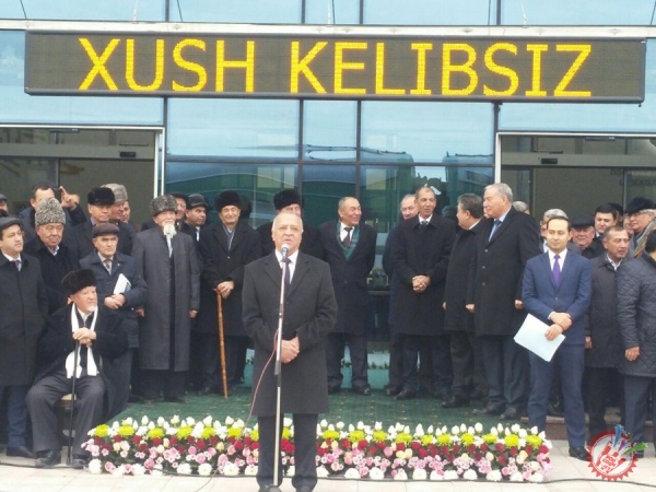 Хива шаҳрида янги барпо этилган Темир йўл вокзалининг очилиш маросими бўлиб ўтди