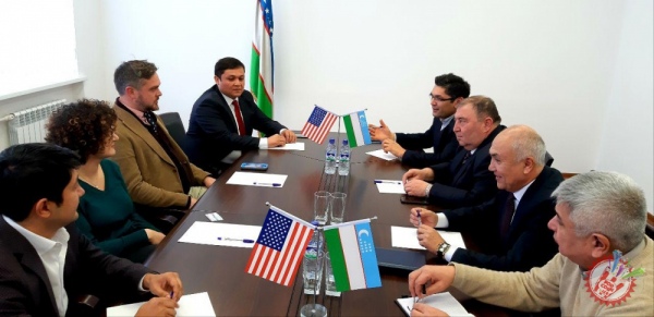 \"Ўзбеккино\" Миллий агентлигида АҚШ киноижодкорлари билан учрашув бўлиб ўтди