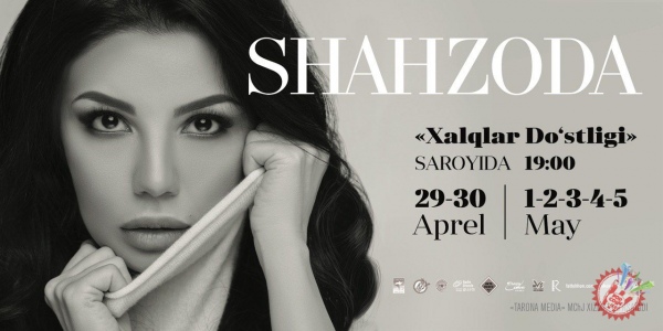 Мафтункор Шаҳзоданинг концерти кунлари маълум бўлди