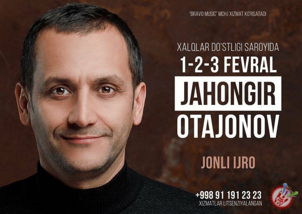 Жаҳонгир Отажоновдан янги концерт